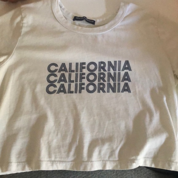 Brandy Melville Tops - cropped california t shirt